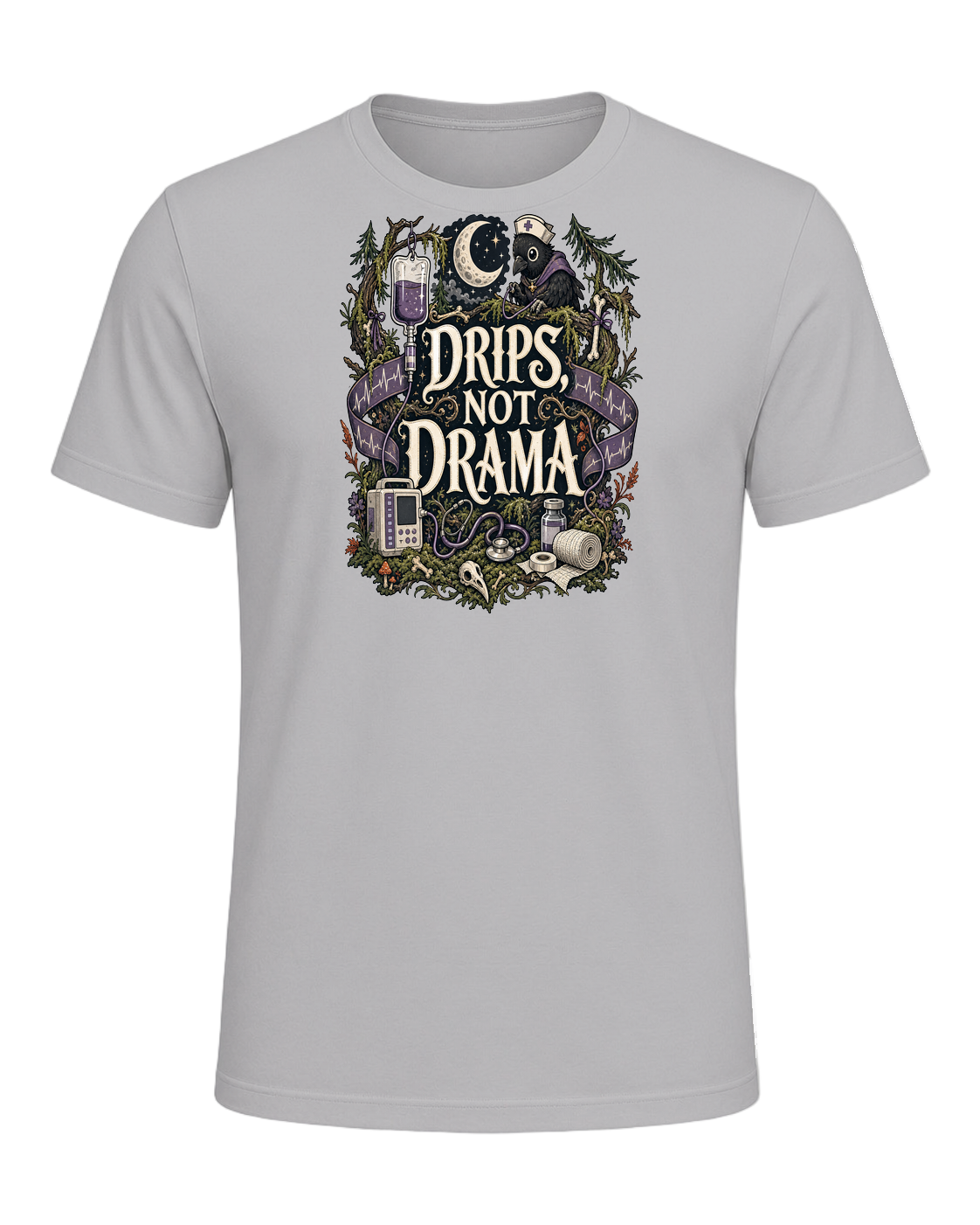 DRIPS, NOT DRAMA — Athletic Heather