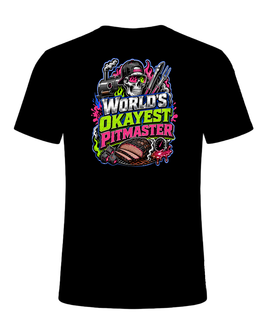 WORLD'S OKAYEST PITMASTER — Black