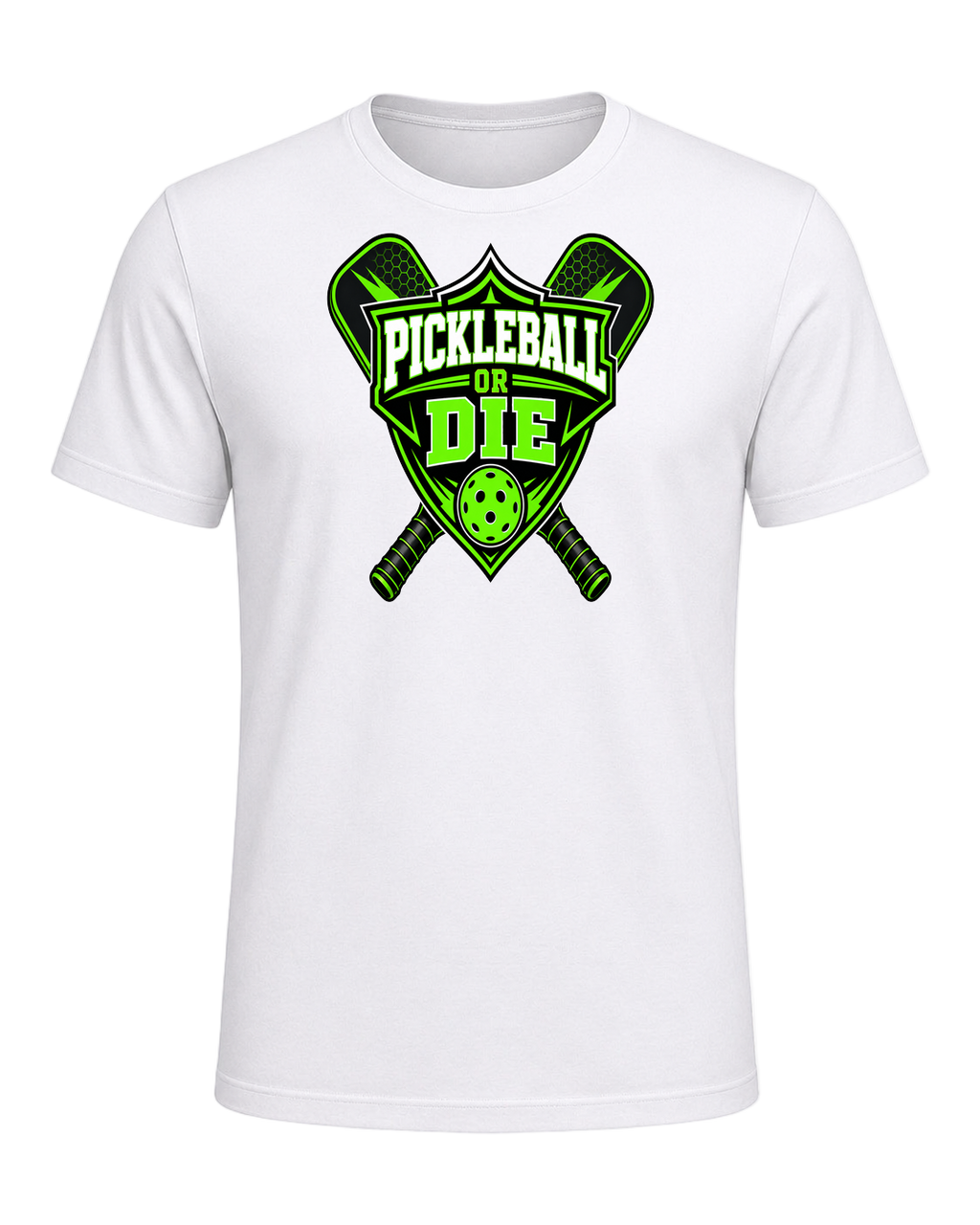 Pickleball Player — White