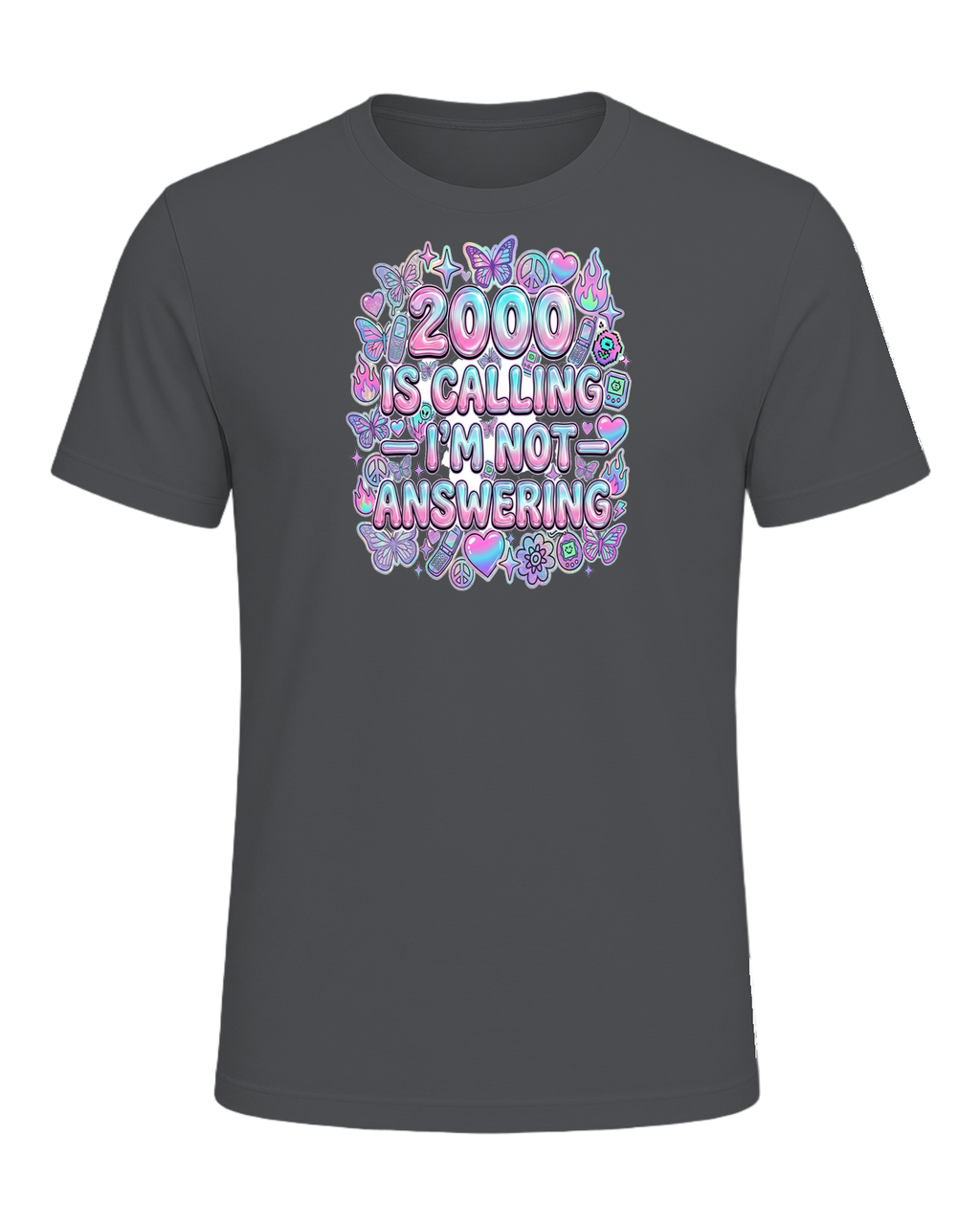 Y2K Chrome Style — Asphalt