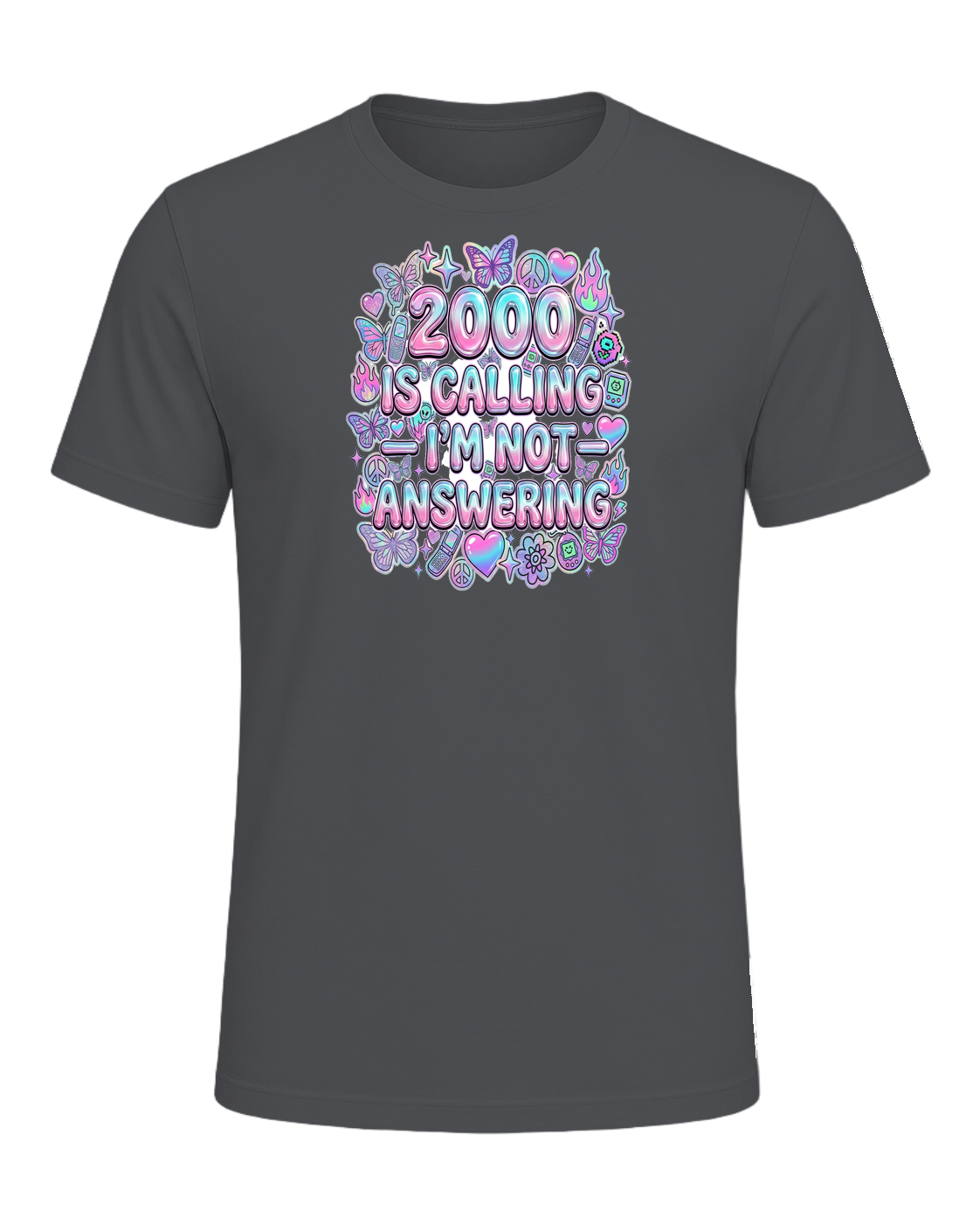 Y2K Chrome Style — Asphalt