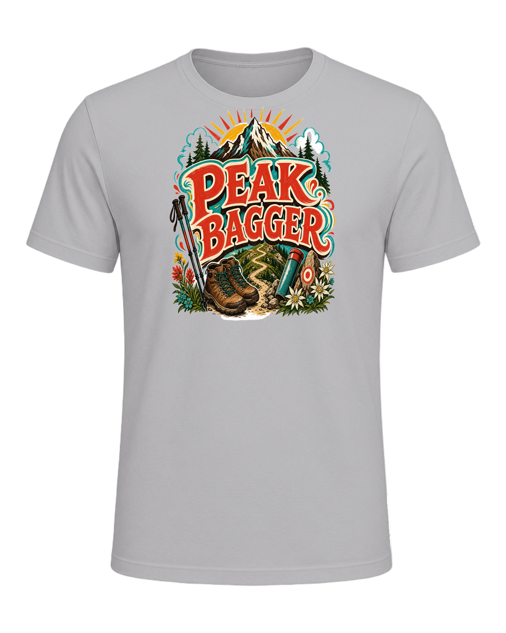 PEAK BAGGER — Athletic Heather