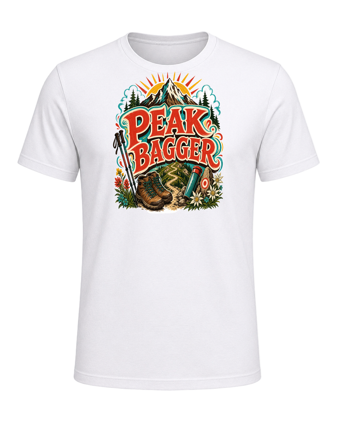 PEAK BAGGER — White