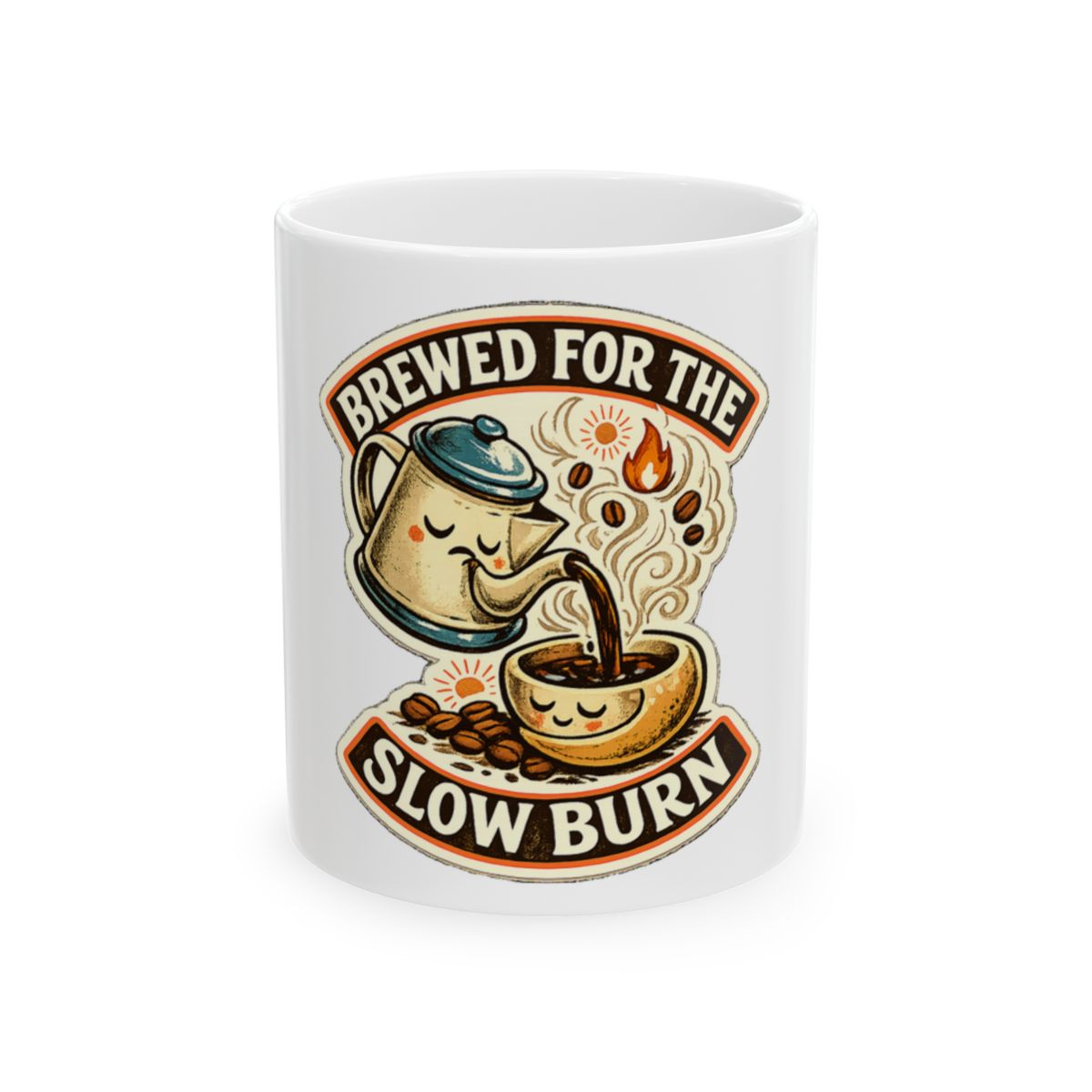 Brewed For The Slow Burn Tee Mug