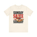 Italian Food T-Shirt — Sunday Sauce Sunday — t-shirt design