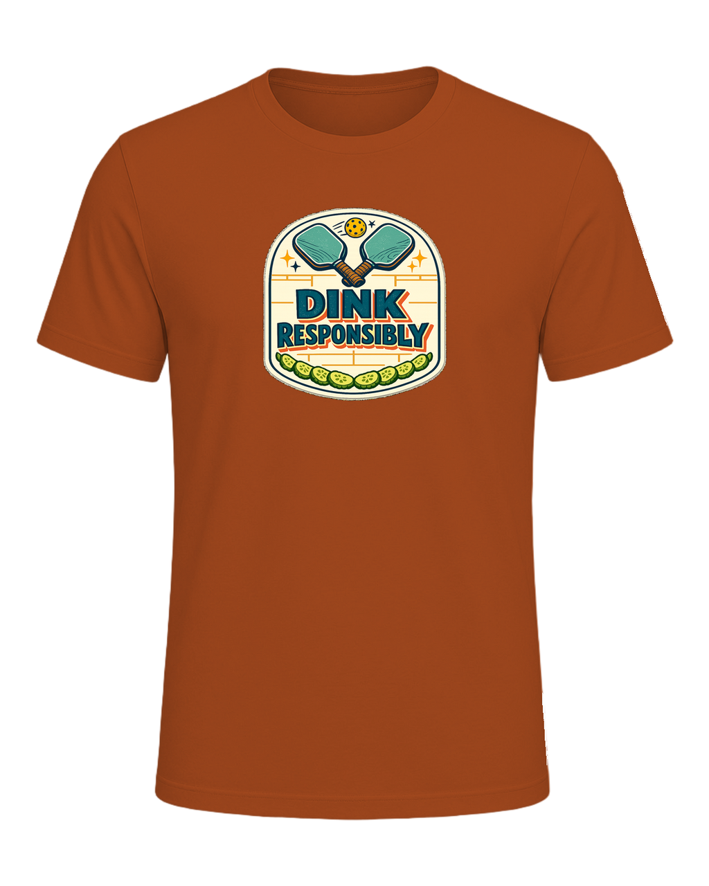 Dink Responsibly Tee — Autumn
