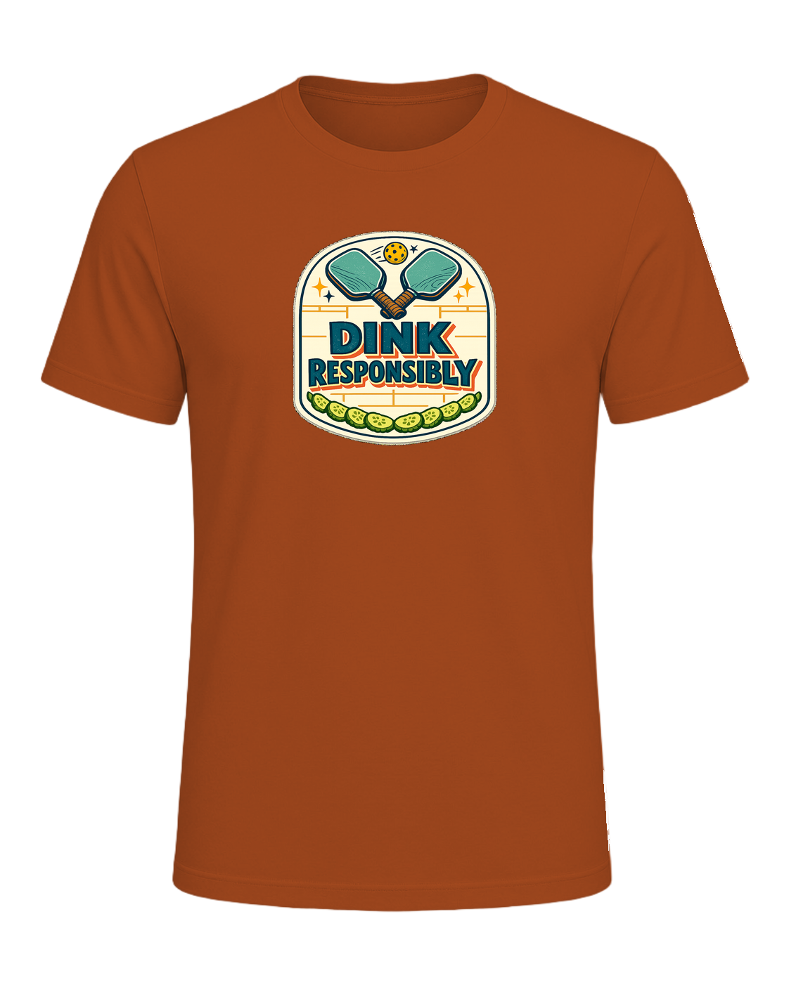 Dink Responsibly Tee — Autumn