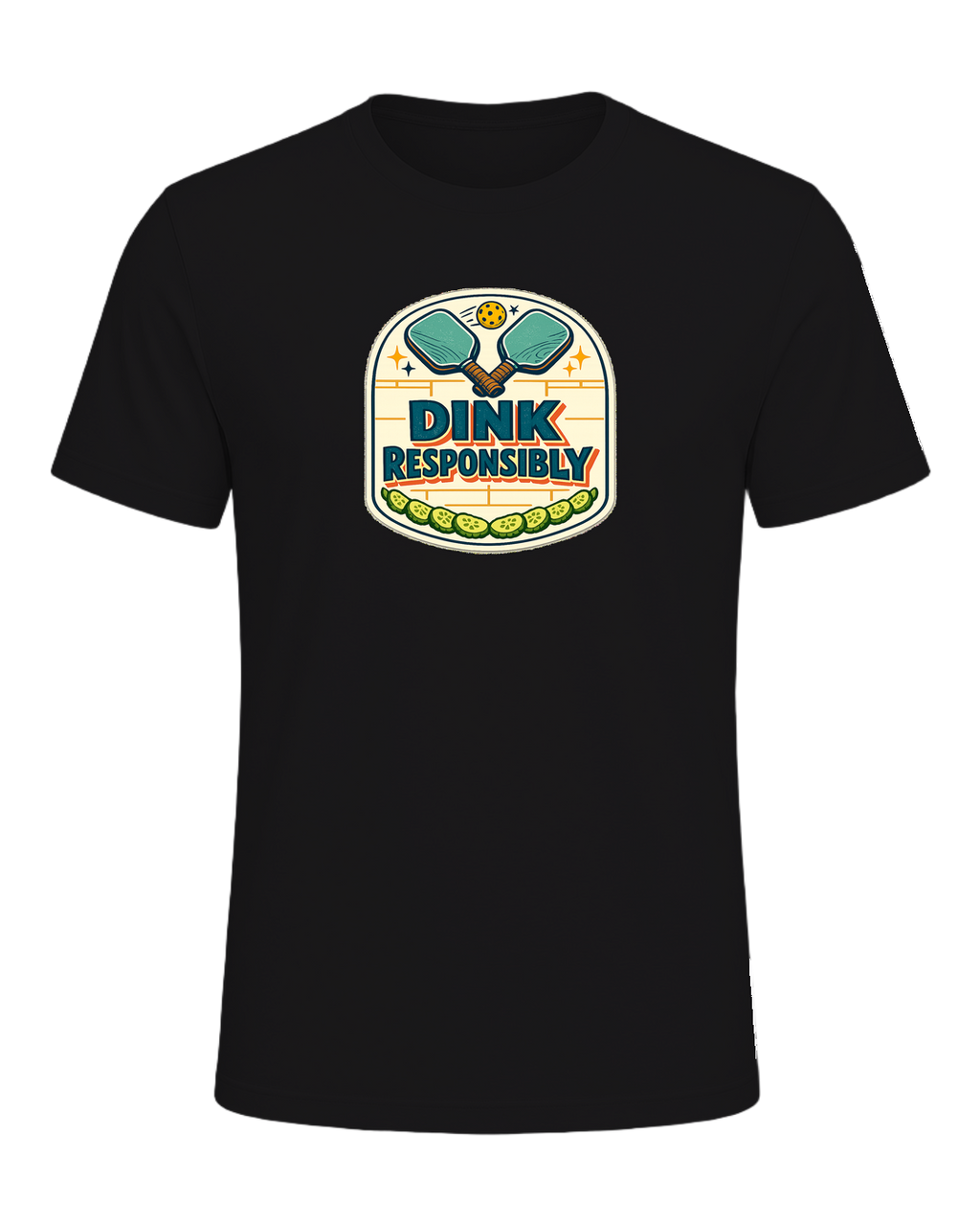 Dink Responsibly Tee — Dark Grey Heather