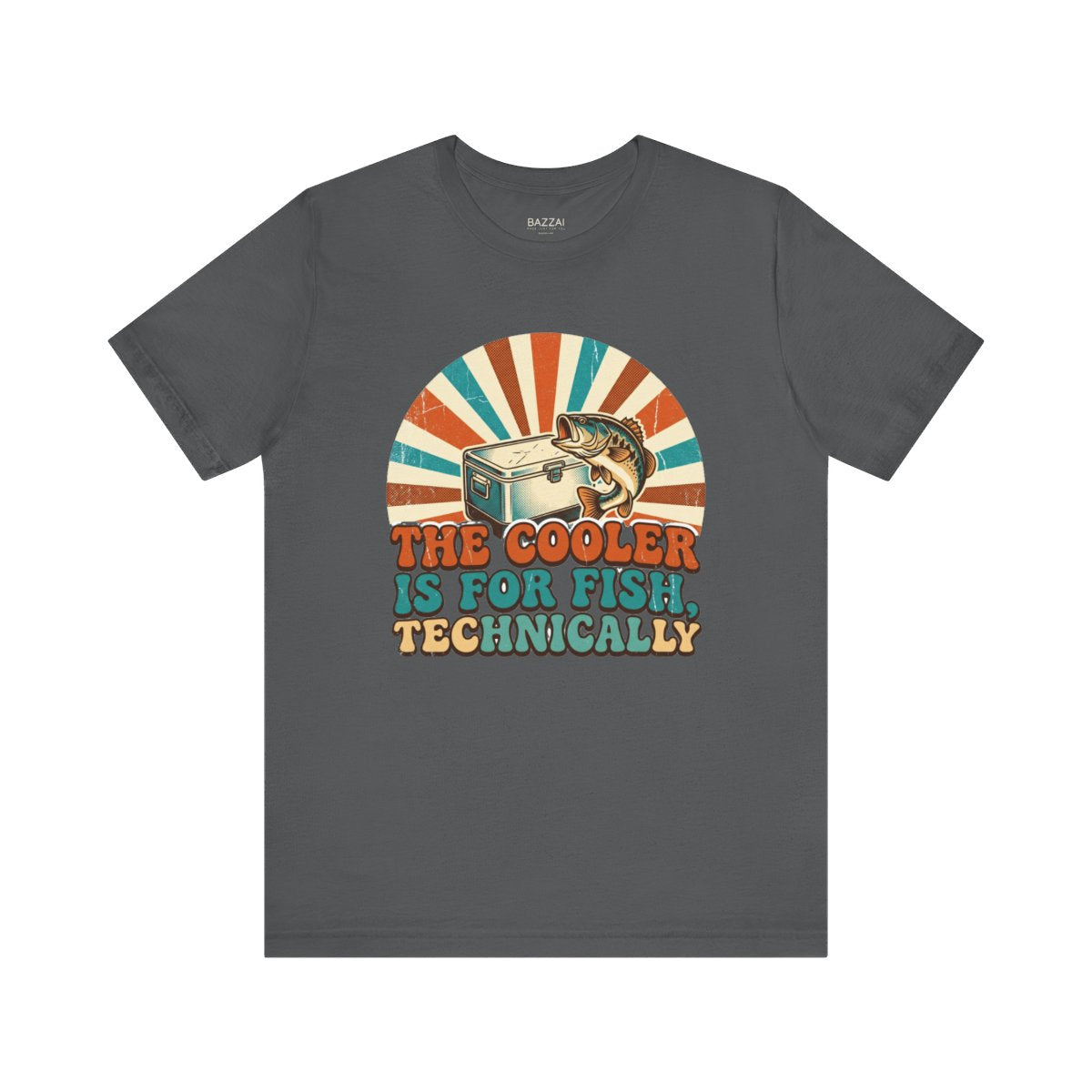 Fishing Trip T-Shirt — The Cooler Is for Fish, Technically — angler t-shirt design