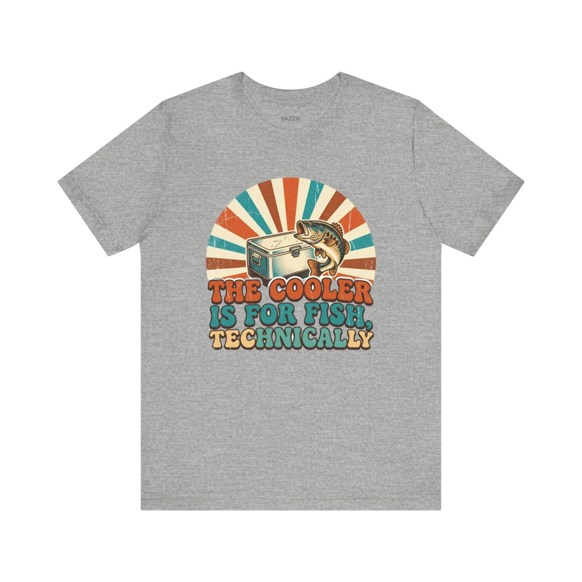 Fishing Trip T-Shirt — The Cooler Is for Fish, Technically — angler t-shirt design