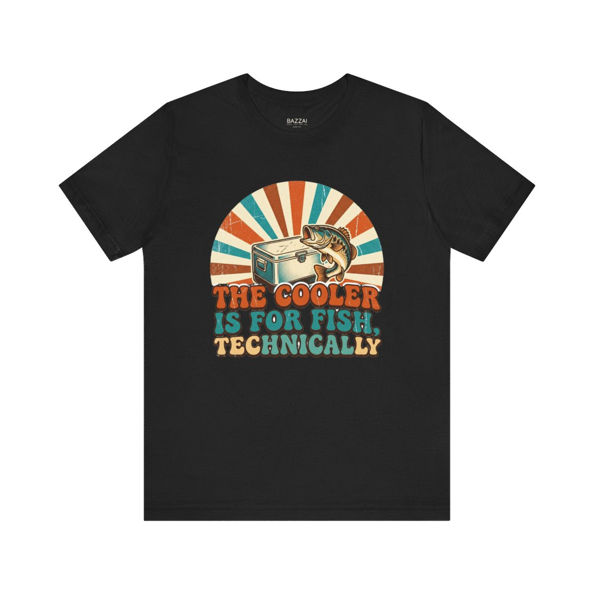 Fishing Trip T-Shirt — The Cooler Is for Fish, Technically — angler t-shirt design