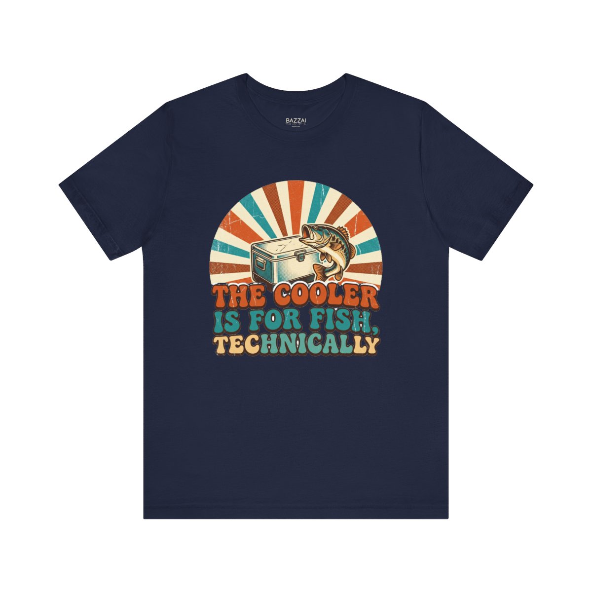 Fishing Trip T-Shirt — The Cooler Is for Fish, Technically — angler t-shirt design