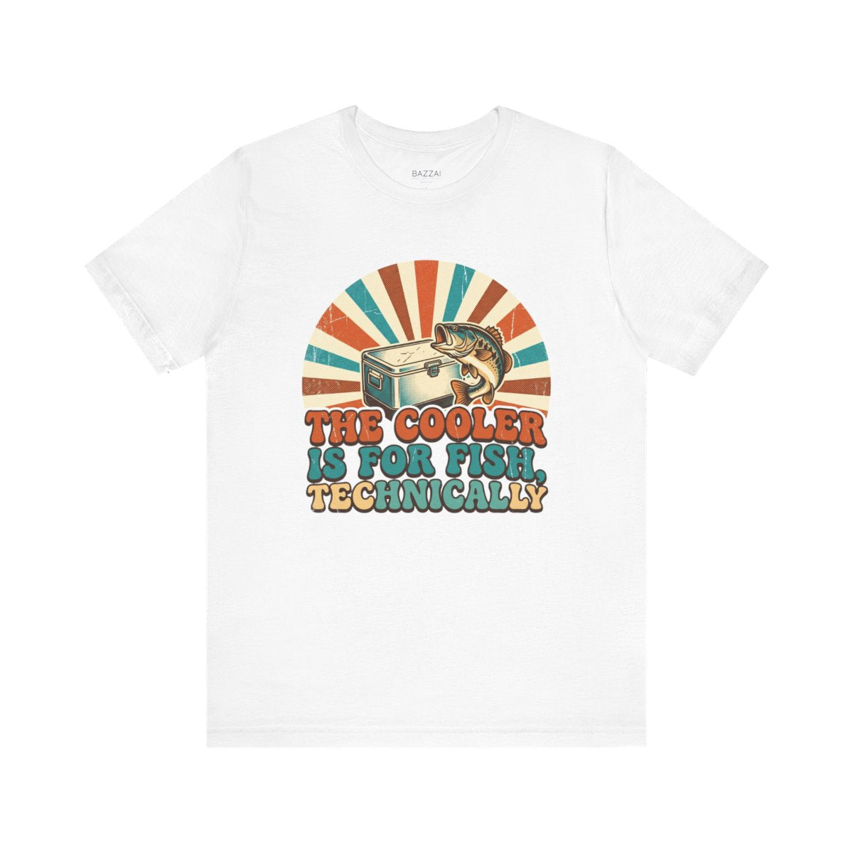 Fishing Trip T-Shirt — The Cooler Is for Fish, Technically — angler t-shirt design