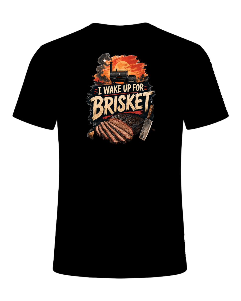 I WAKE UP FOR BRISKET — Black