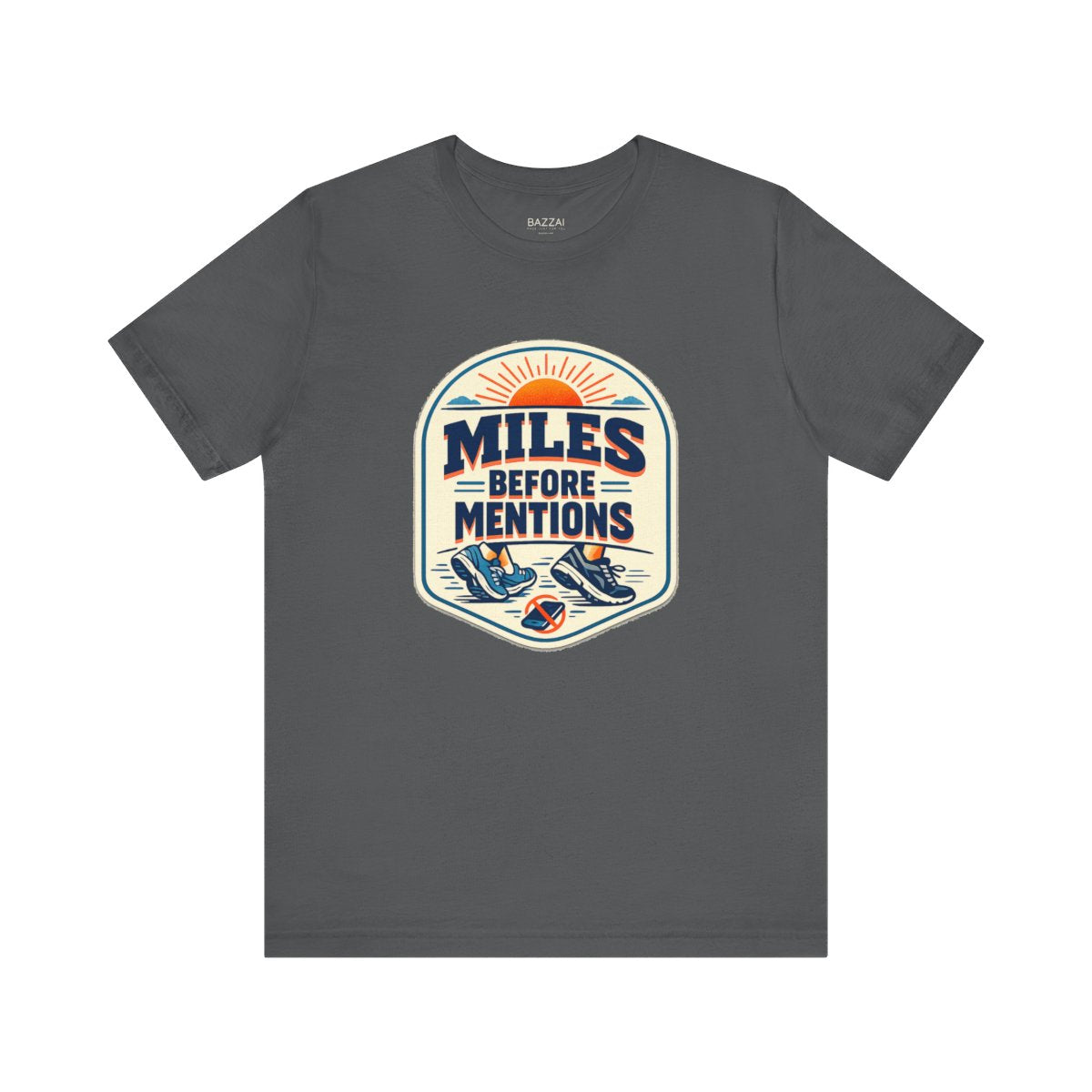 Runner Gift T-Shirt — Miles Before Mentions — running t-shirt design by Reggie