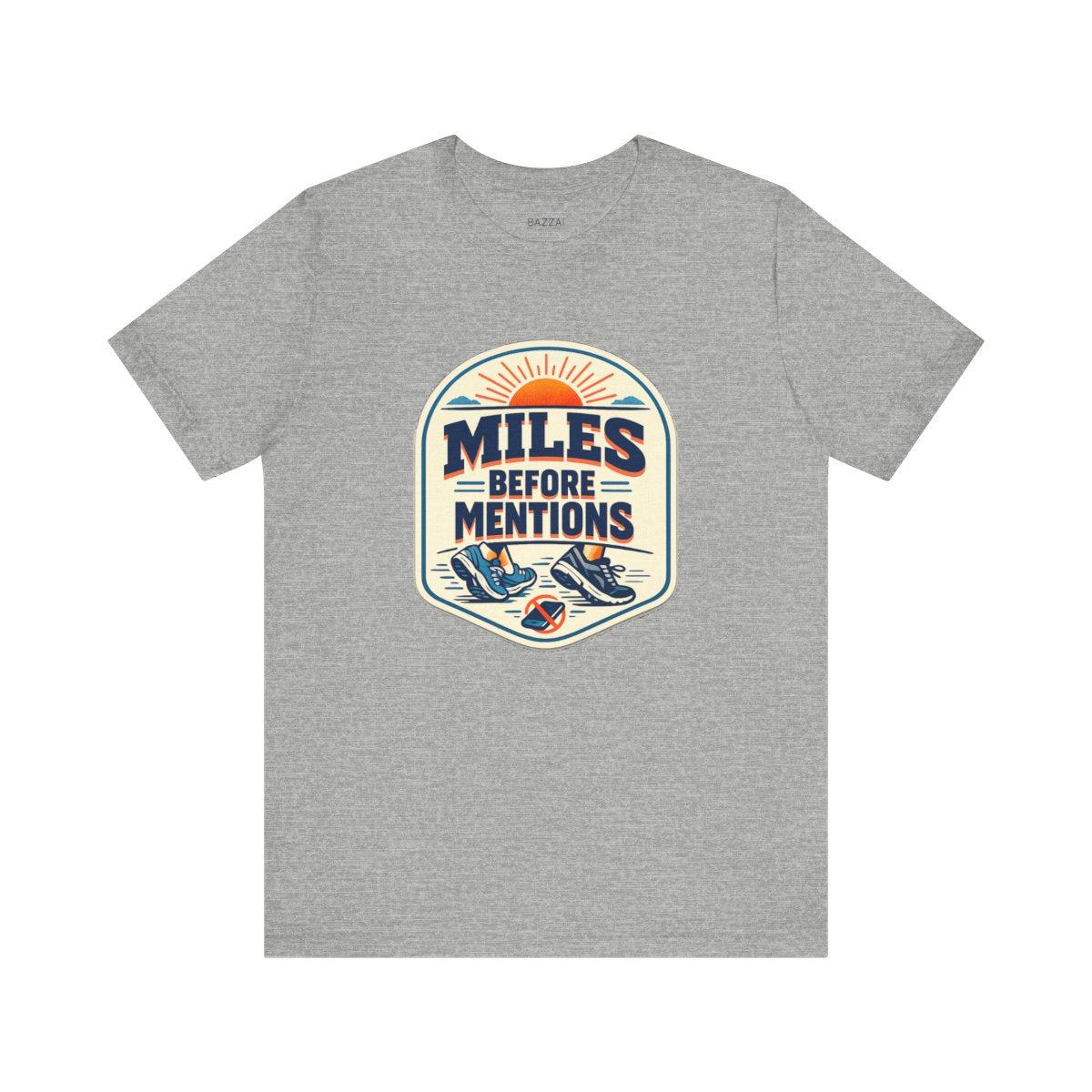 Runner Gift T-Shirt — Miles Before Mentions — running t-shirt design by Reggie