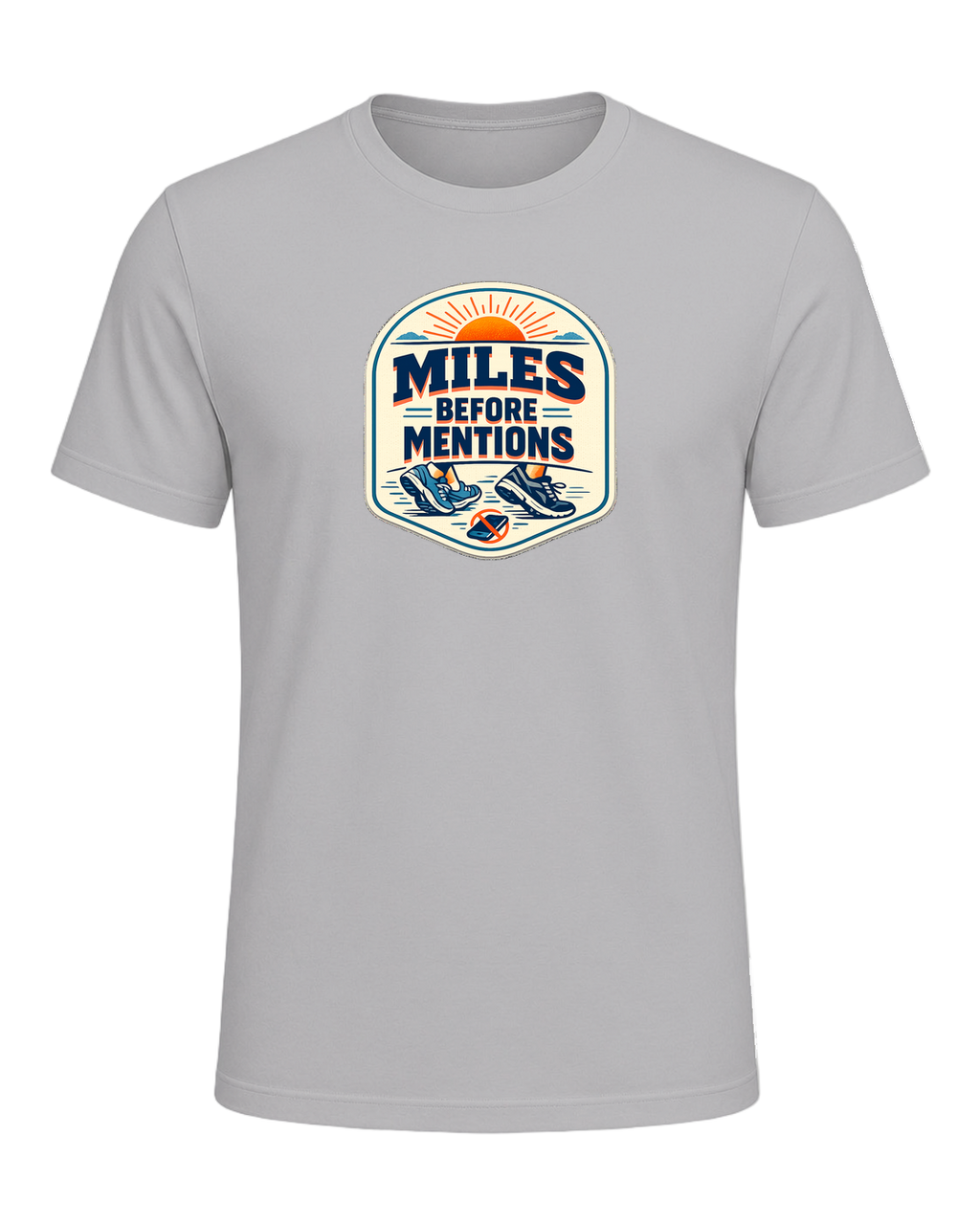 Miles Before Mentions Tee — Athletic Heather