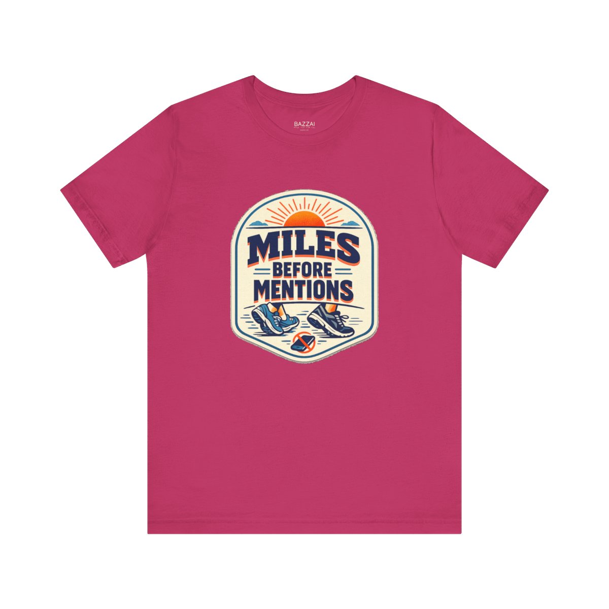 Runner Gift T-Shirt — Miles Before Mentions — running t-shirt design by Reggie