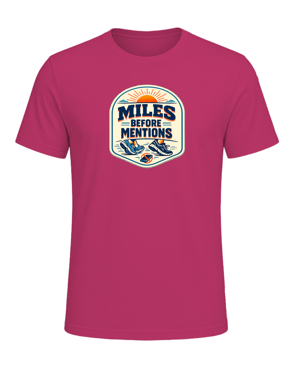 Miles Before Mentions Tee — Berry
