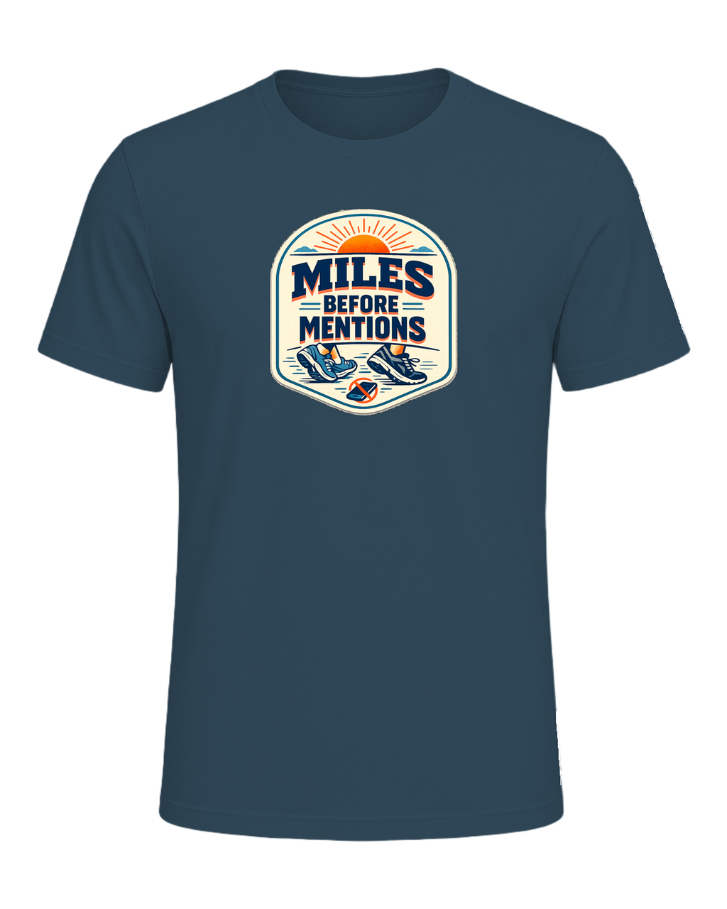 Miles Before Mentions Tee — Deep Teal