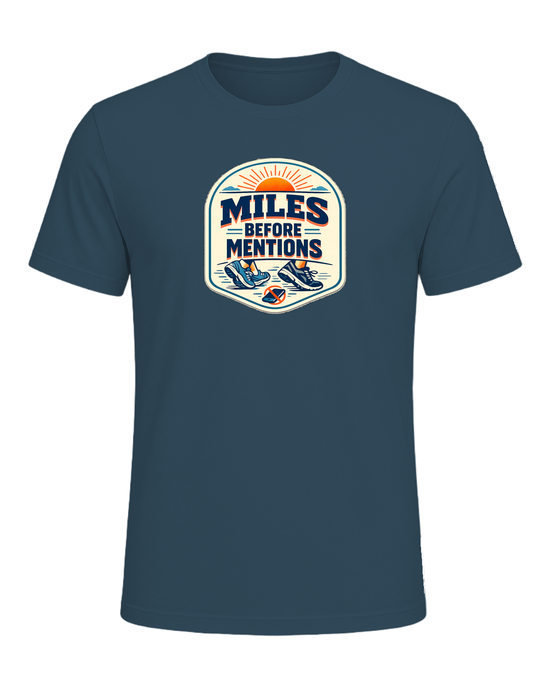 Miles Before Mentions Tee — Deep Teal