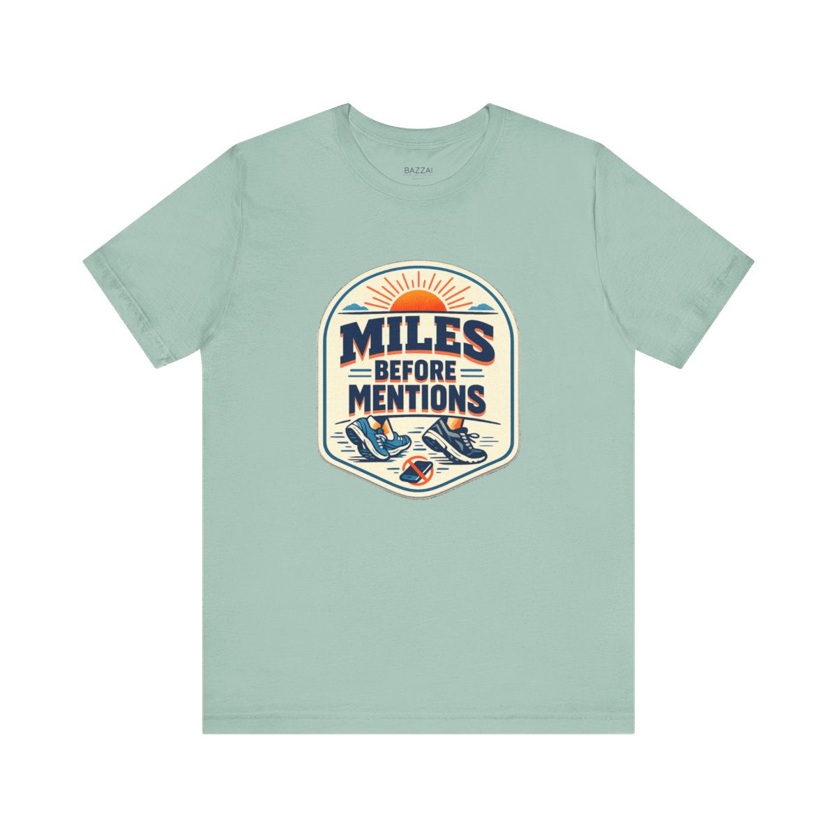 Runner Gift T-Shirt — Miles Before Mentions — running t-shirt design by Reggie