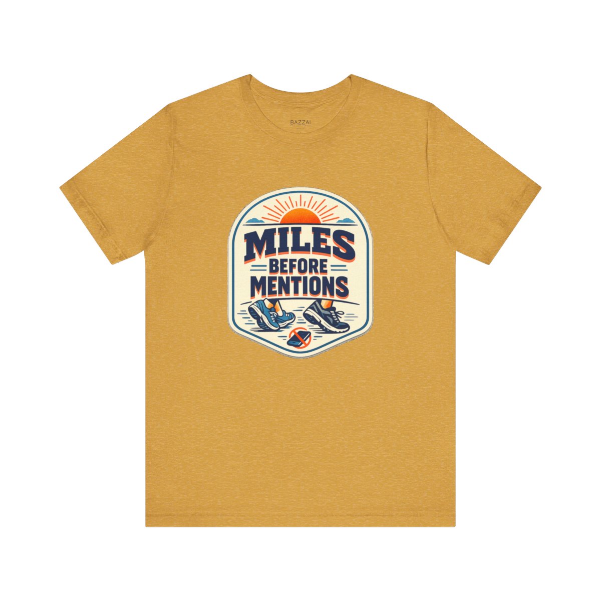 Runner Gift T-Shirt — Miles Before Mentions — running t-shirt design by Reggie