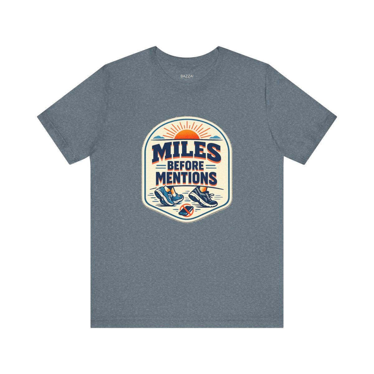 Runner Gift T-Shirt — Miles Before Mentions — running t-shirt design by Reggie