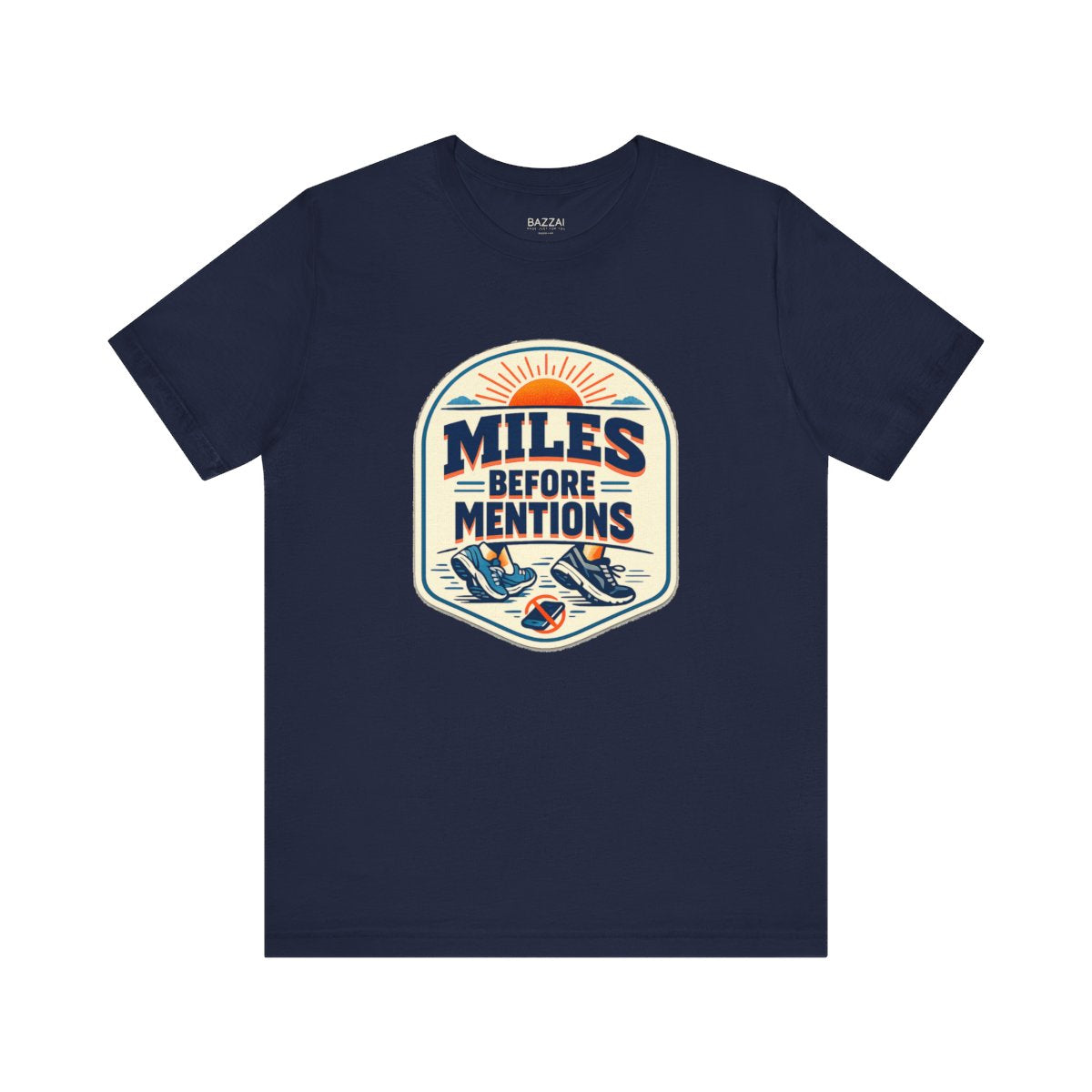 Runner Gift T-Shirt — Miles Before Mentions — running t-shirt design by Reggie