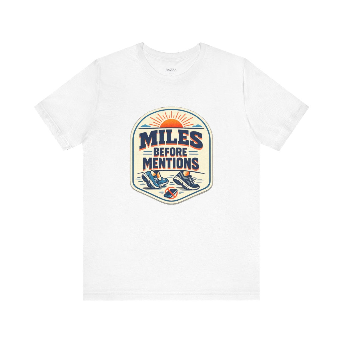 Runner Gift T-Shirt — Miles Before Mentions — running t-shirt design by Reggie