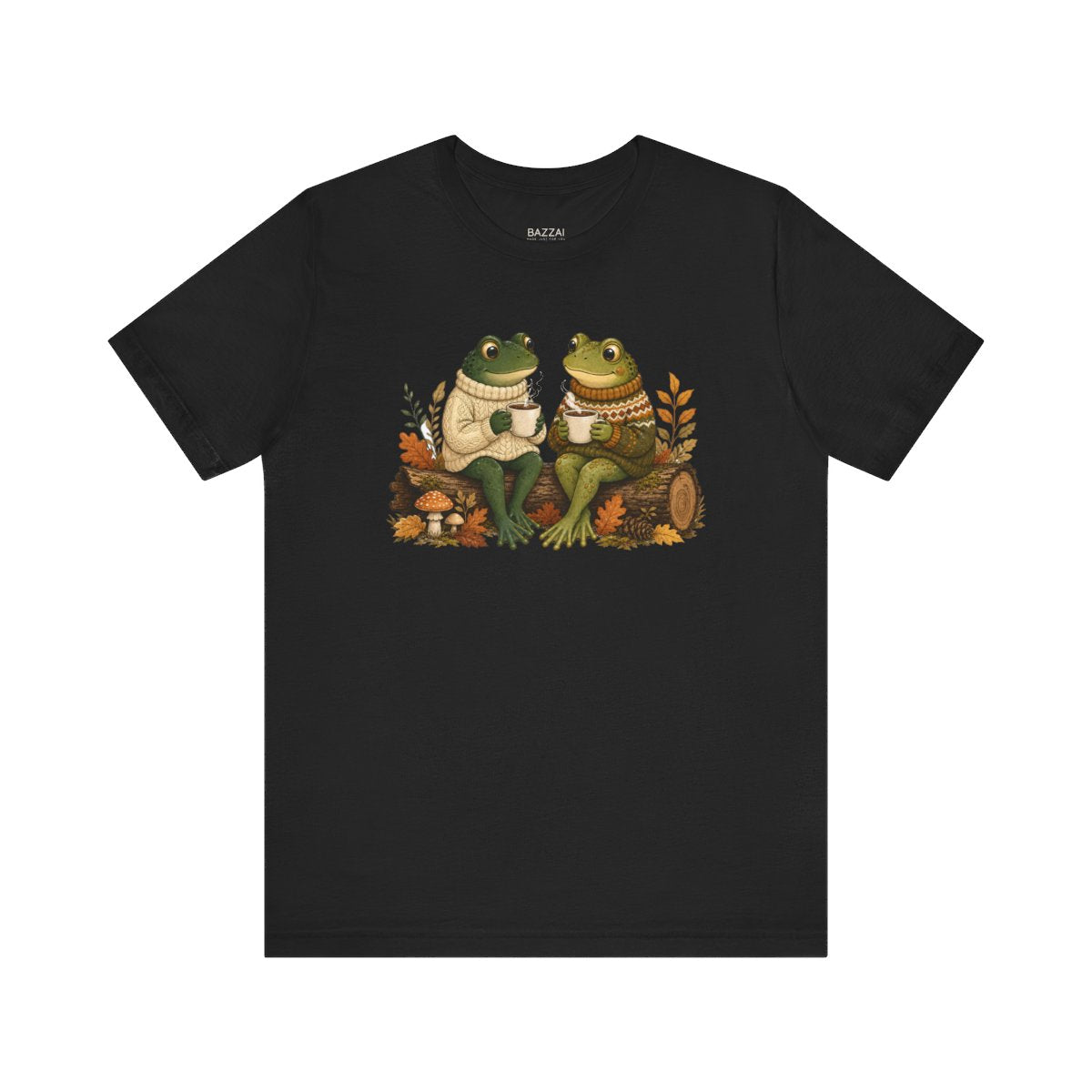 Cute Frog Gift T-Shirt — Cozy Frog Friends — frogs t-shirt design
