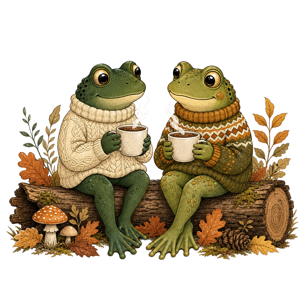 Cozy Frog Friends