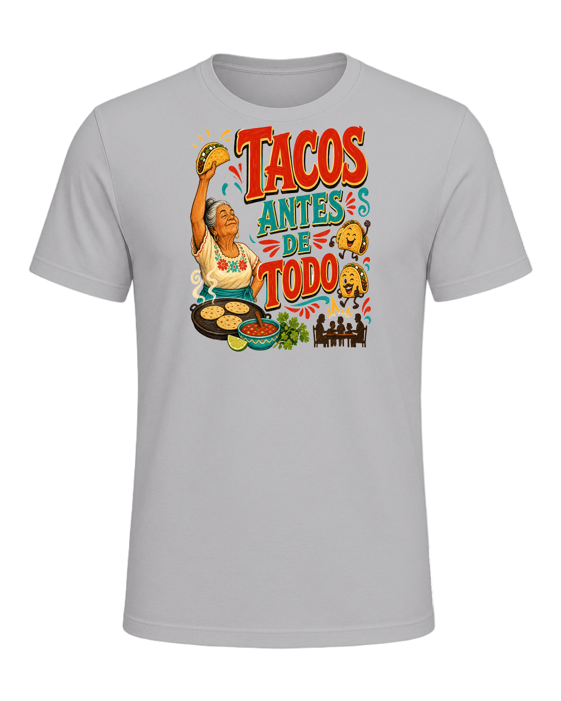 TACOS ANTES DE TODO — Athletic Heather