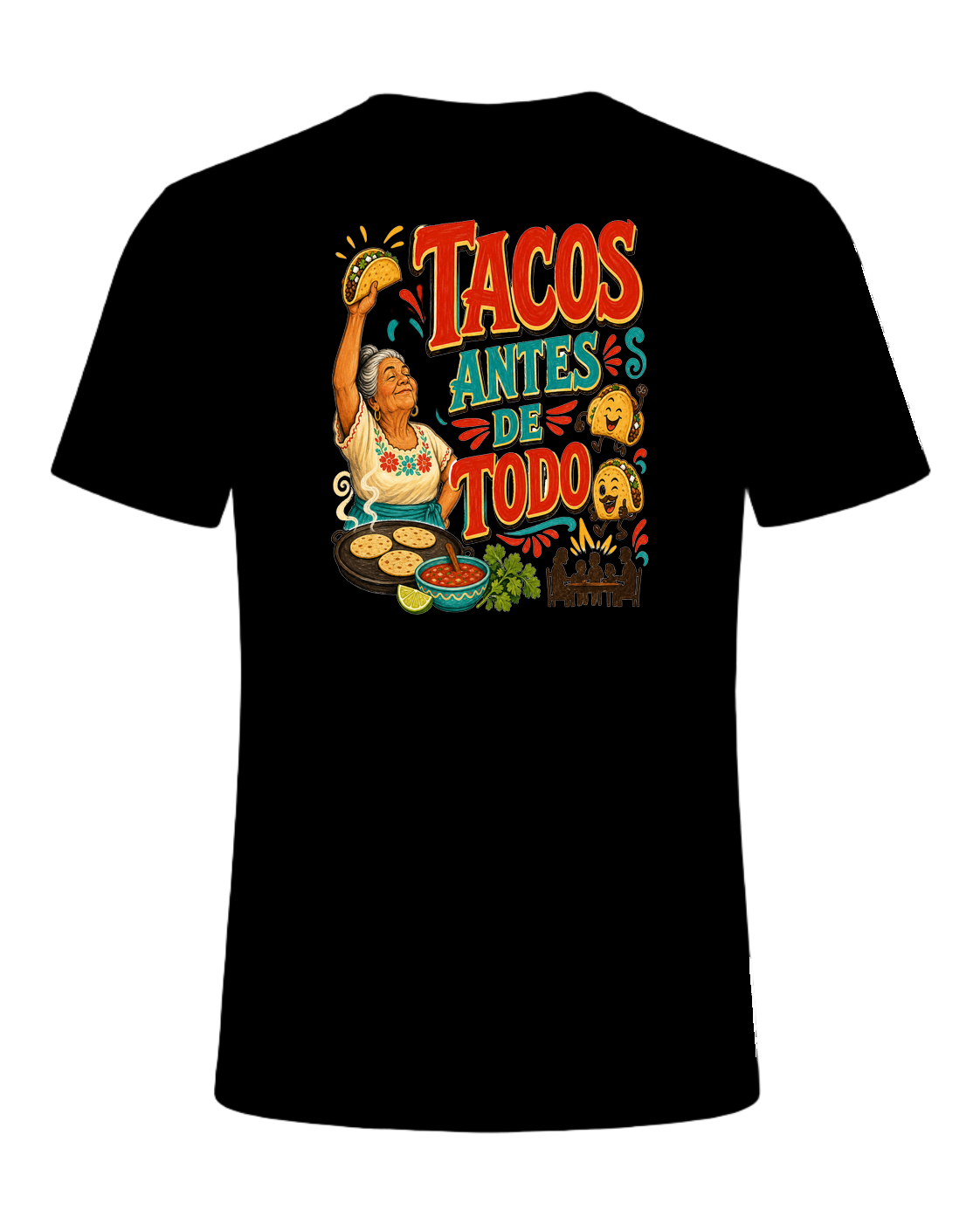 TACOS ANTES DE TODO — Black