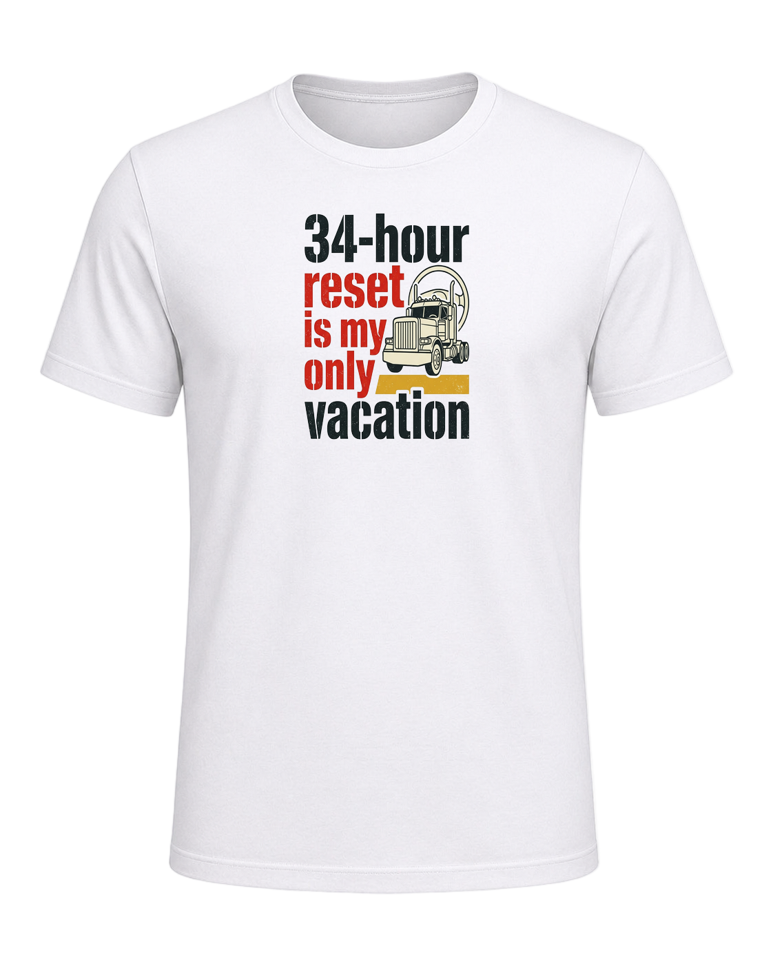 34-hour reset is my only vacation — White