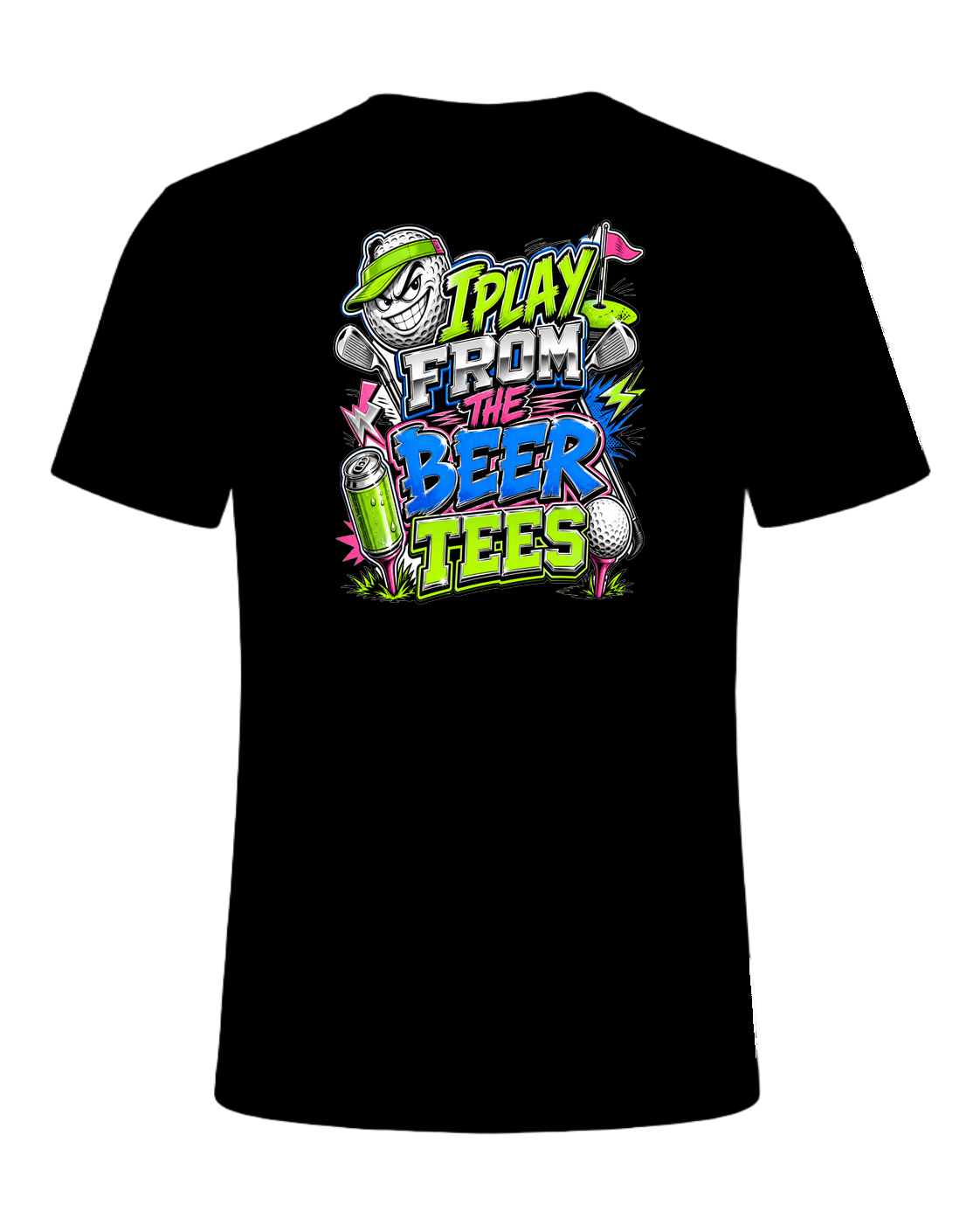 I PLAY FROM THE BEER TEES — Black