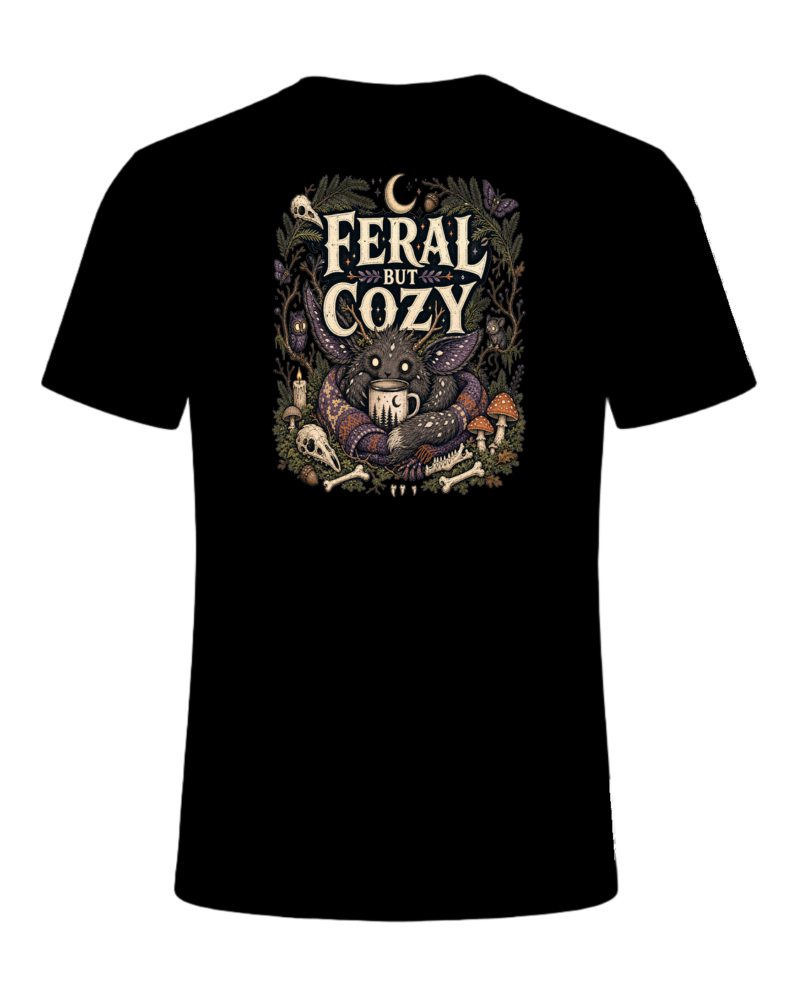 FERAL BUT COZY — Black
