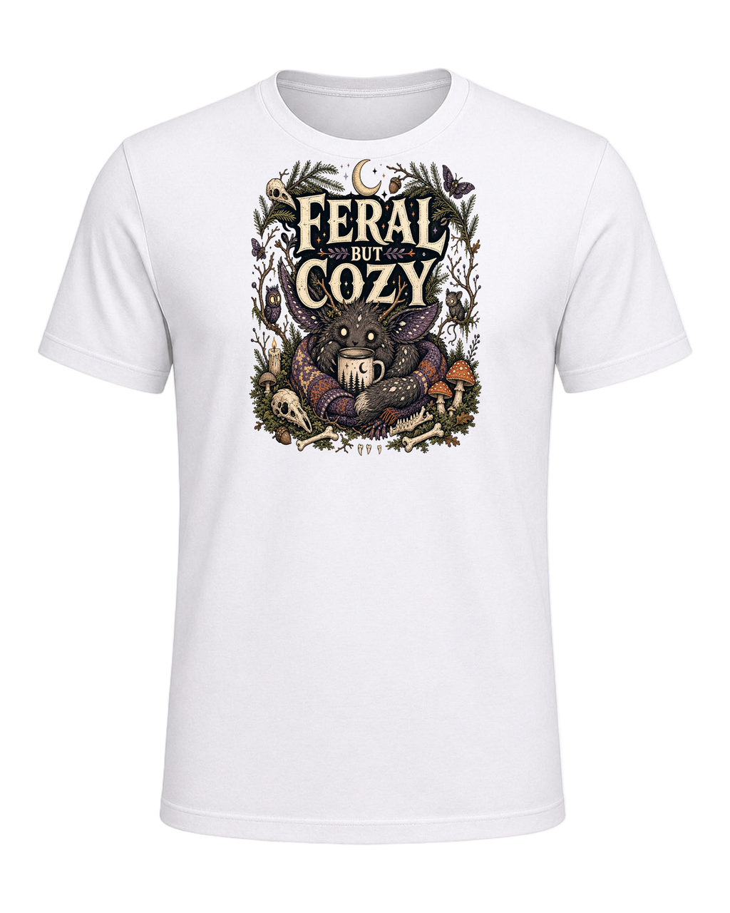 FERAL BUT COZY — White