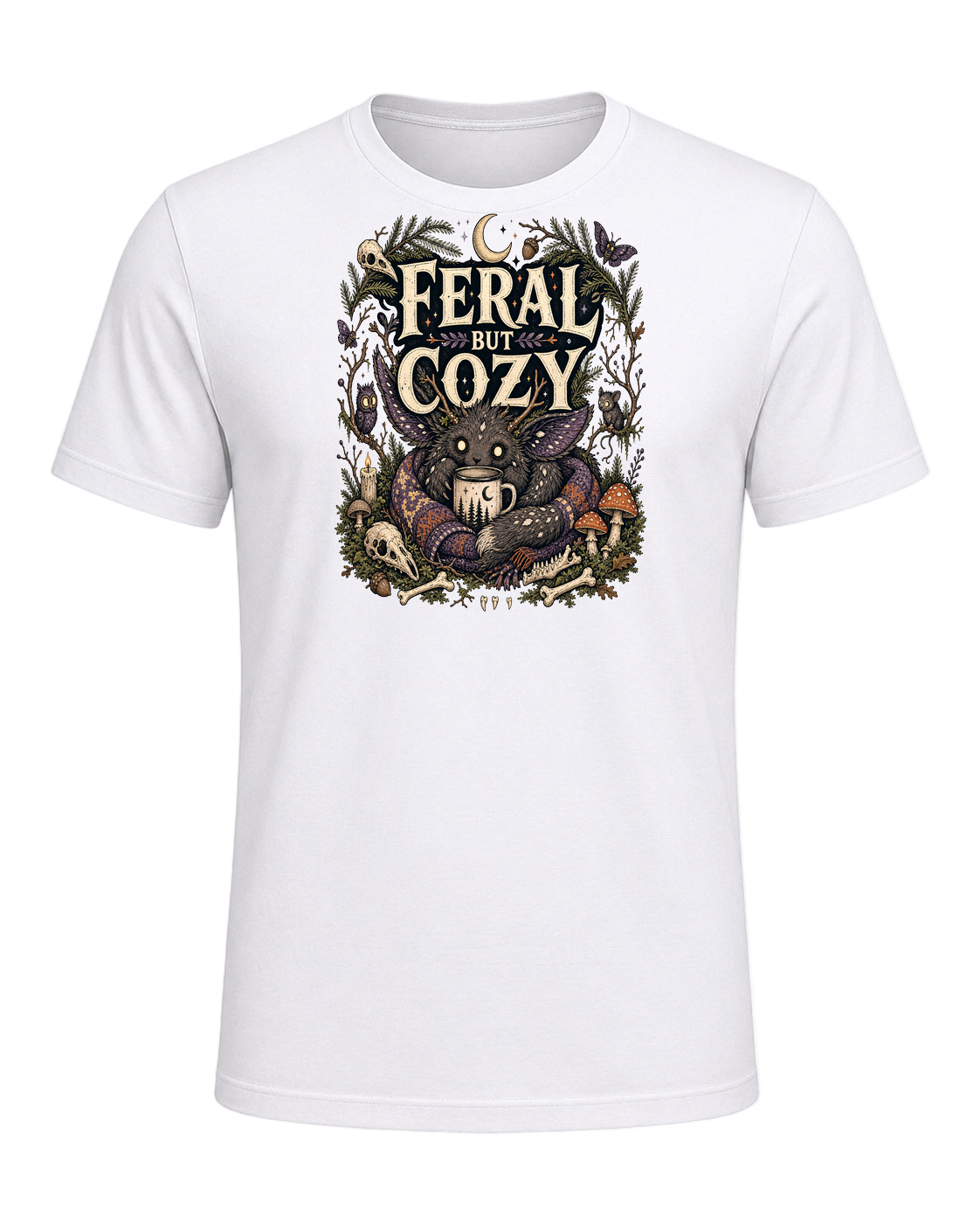 FERAL BUT COZY — White
