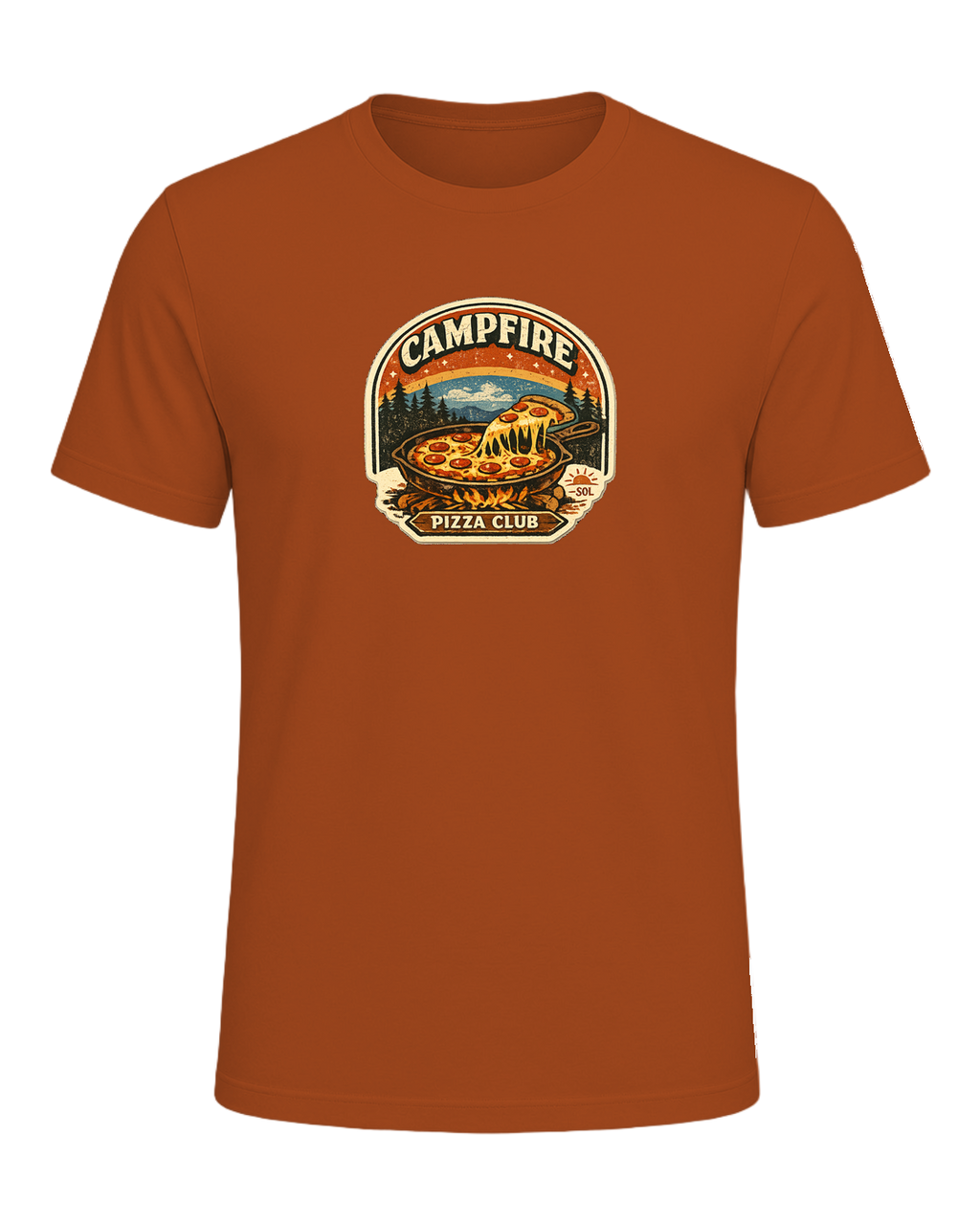 Campfire Pizza Club Tee — Autumn
