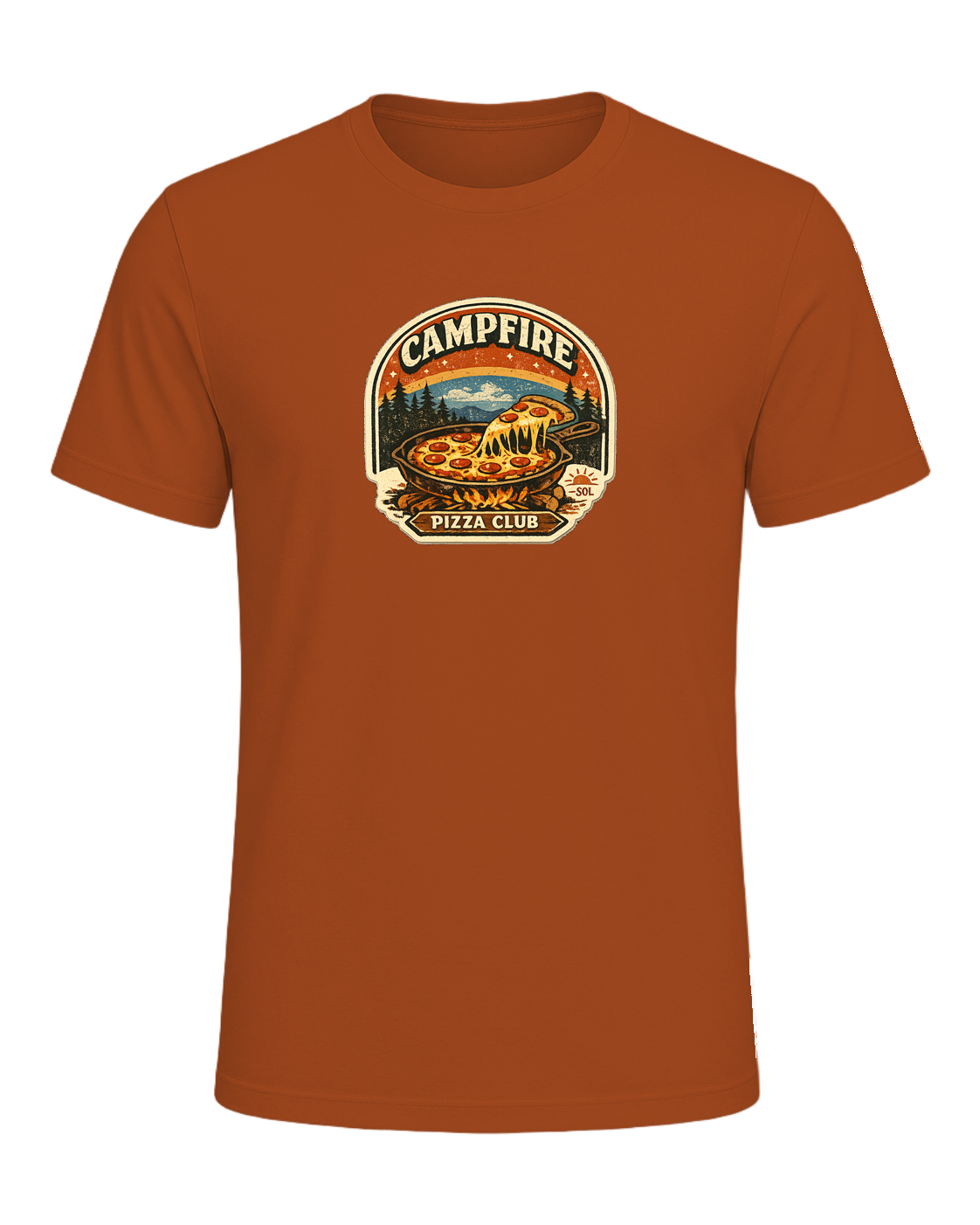Campfire Pizza Club Tee — Autumn