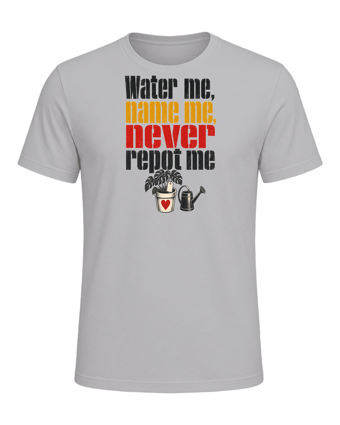 Water me, name me, never repot me — Athletic Heather
