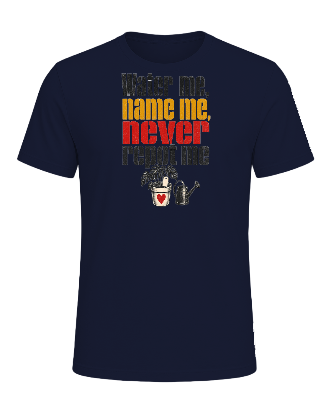 Water me, name me, never repot me — Navy