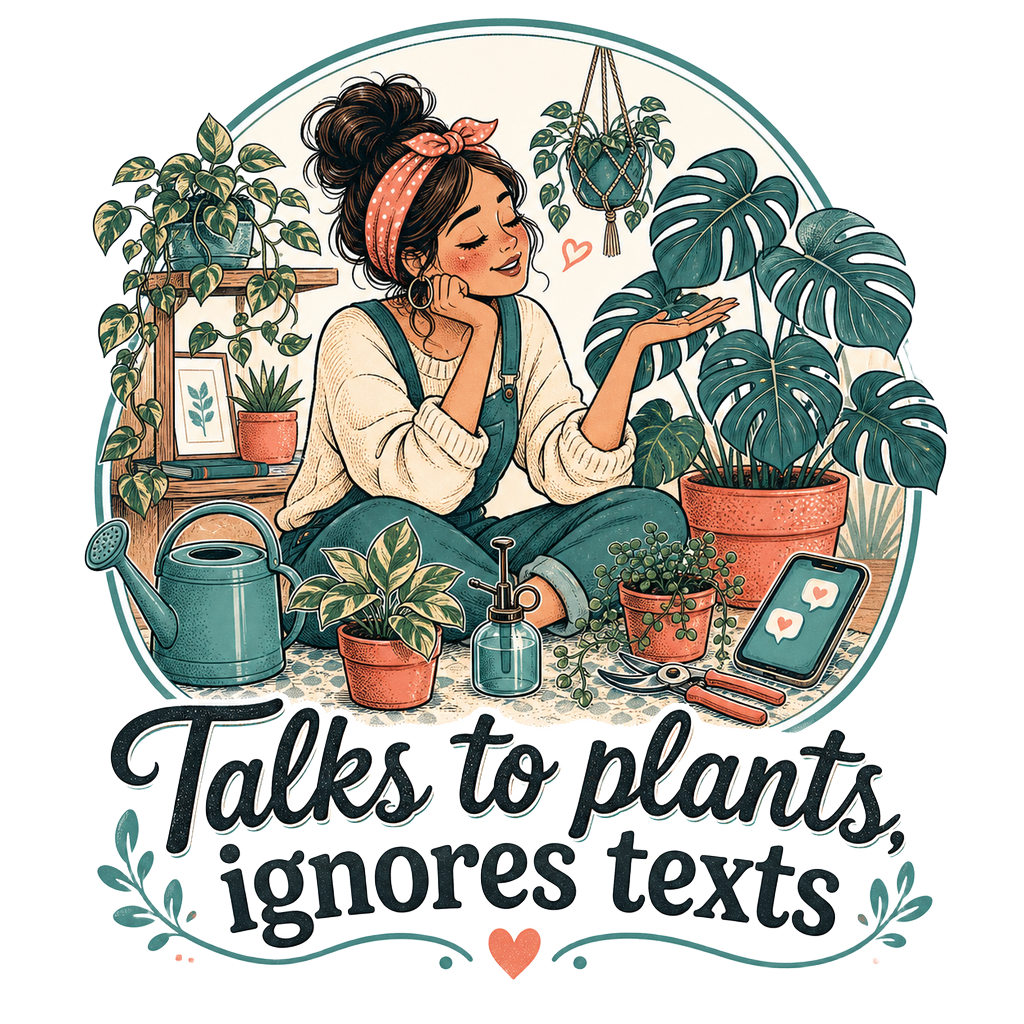 Talks to plants, ignores texts