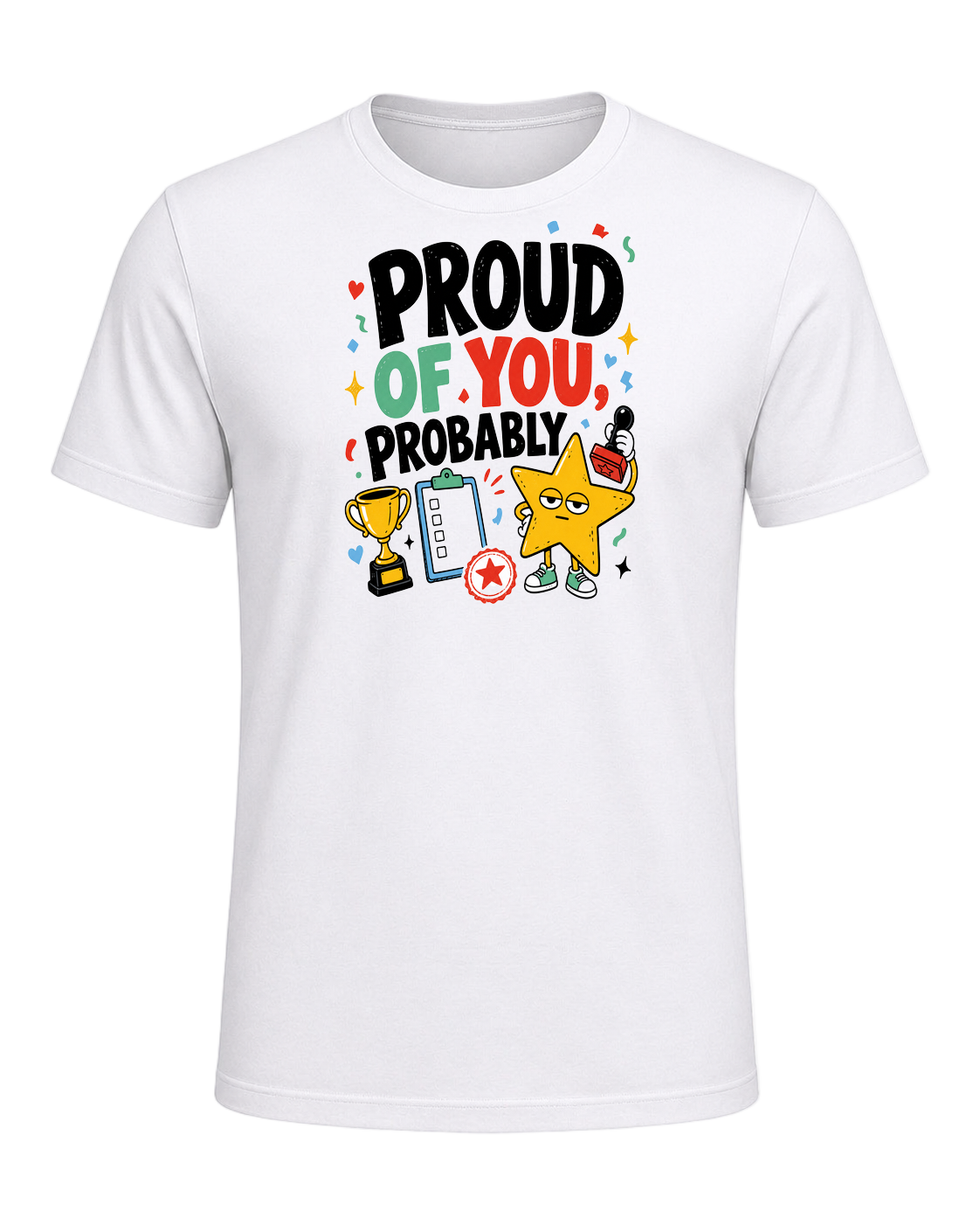 PROUD OF YOU, PROBABLY — White