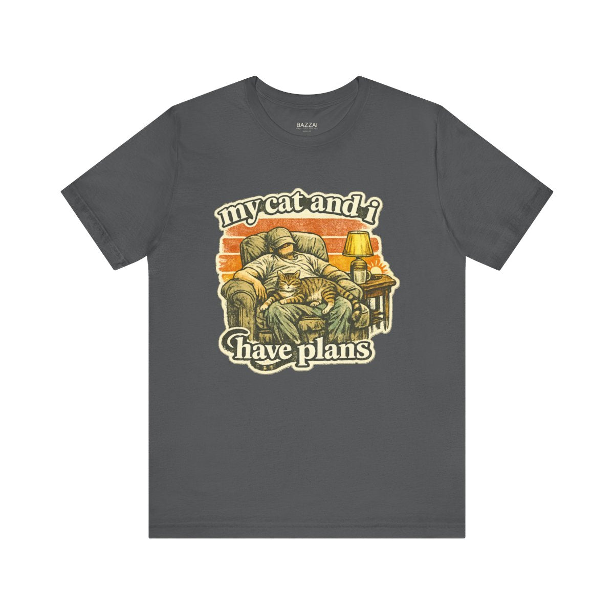 Cat Mom Gift T-Shirt — My Cat and I Have Plans — t-shirt design by Margaux