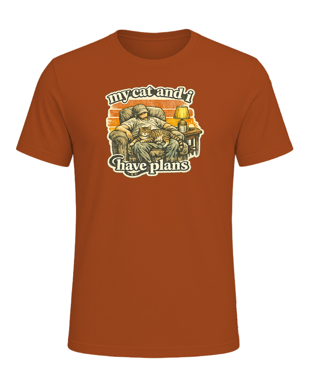 My Cat And I Have Plans Tee — Autumn