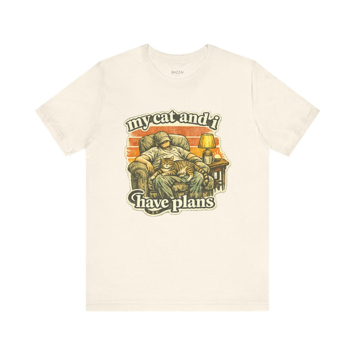 Cat Mom Gift T-Shirt — My Cat and I Have Plans