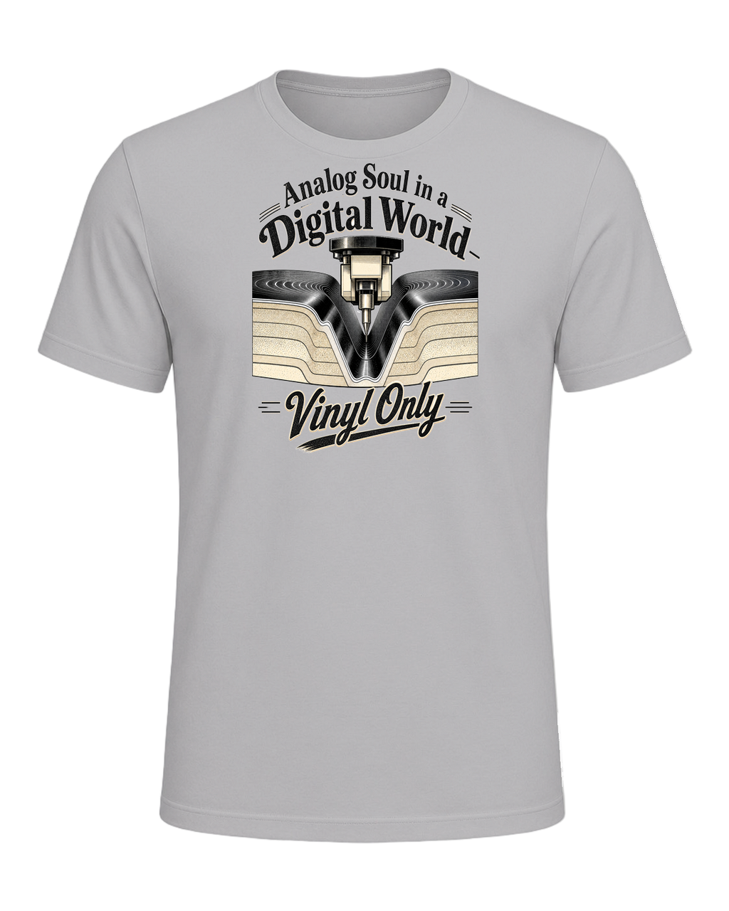 Vinyl Record Collector — Athletic Heather