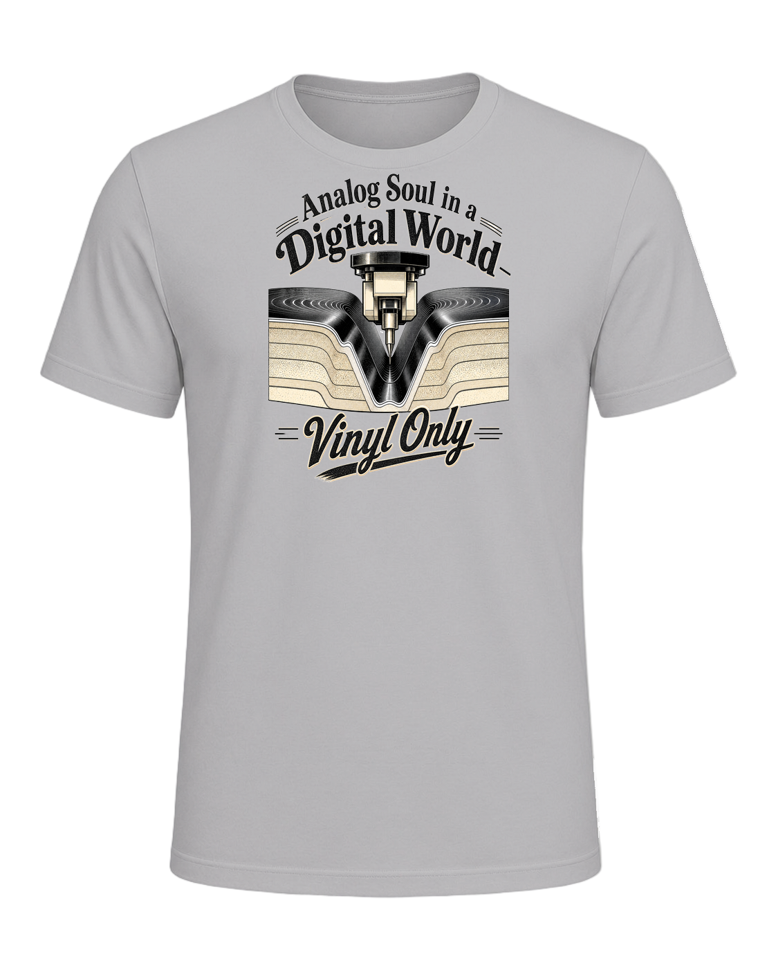 Vinyl Record Collector — Athletic Heather